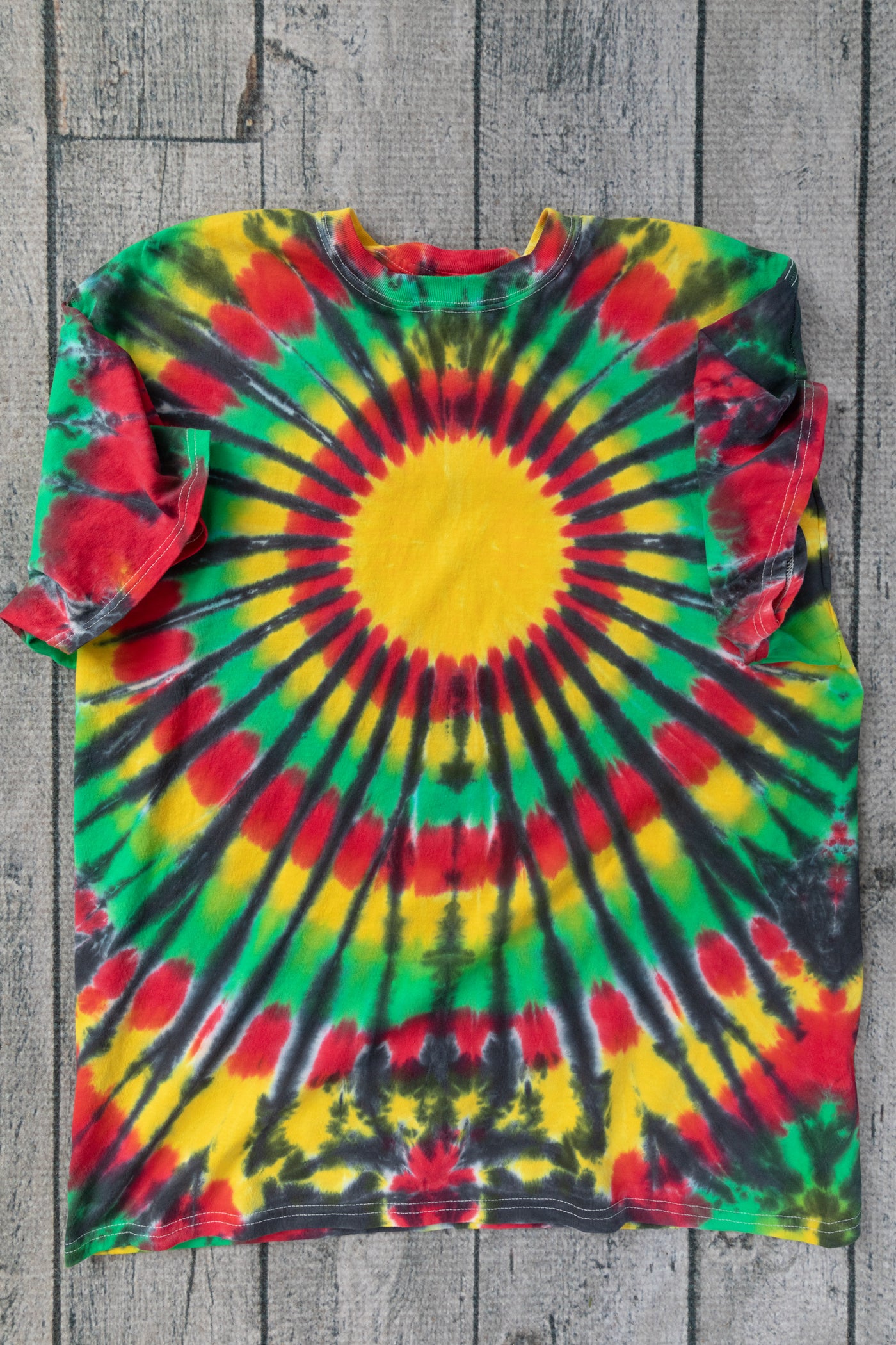 Rasta Burst Tie Dye