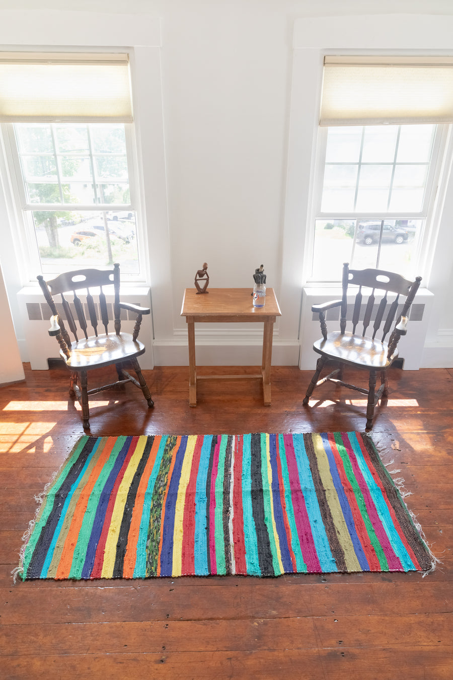 Recycled Fabric Rag Rug