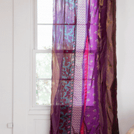 Recycled Silk Panel Curtain