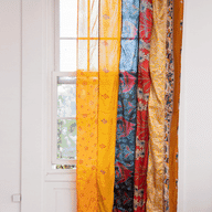 Recycled Silk Panel Curtain