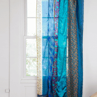 Recycled Silk Panel Curtain