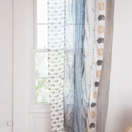 Recycled Silk Panel Curtain