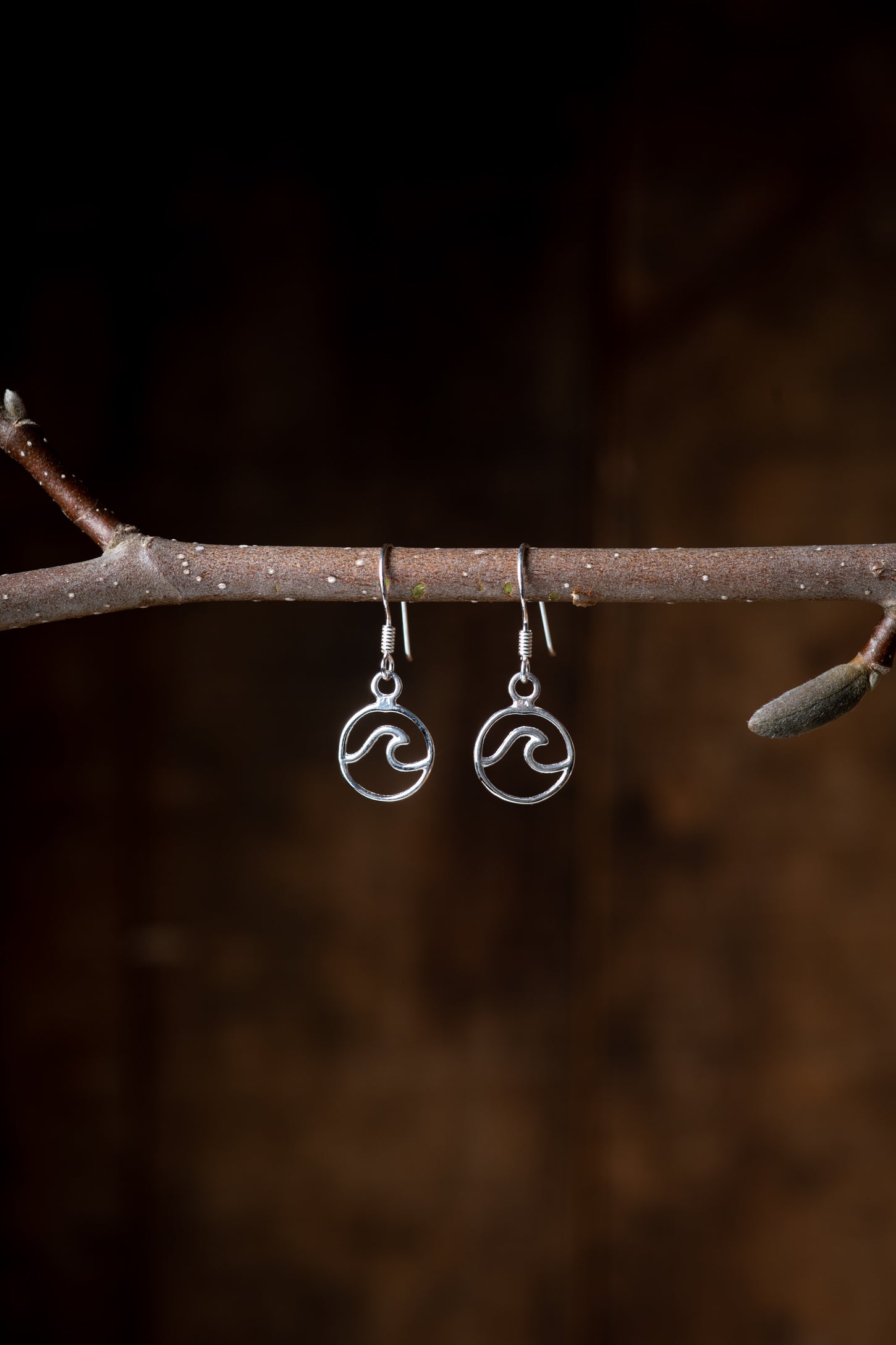 Rogue Wave Sterling Earrings