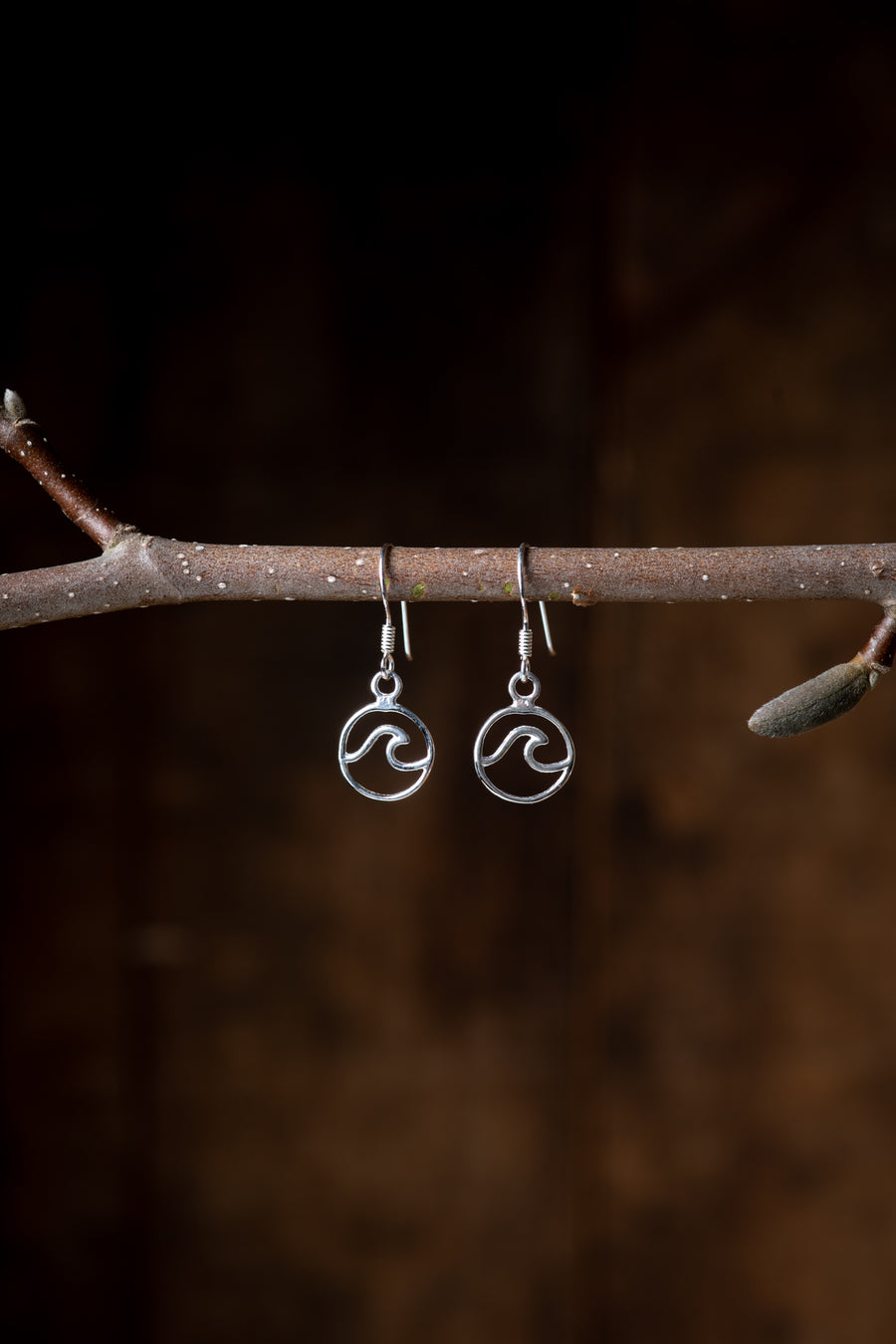 Rogue Wave Sterling Earrings