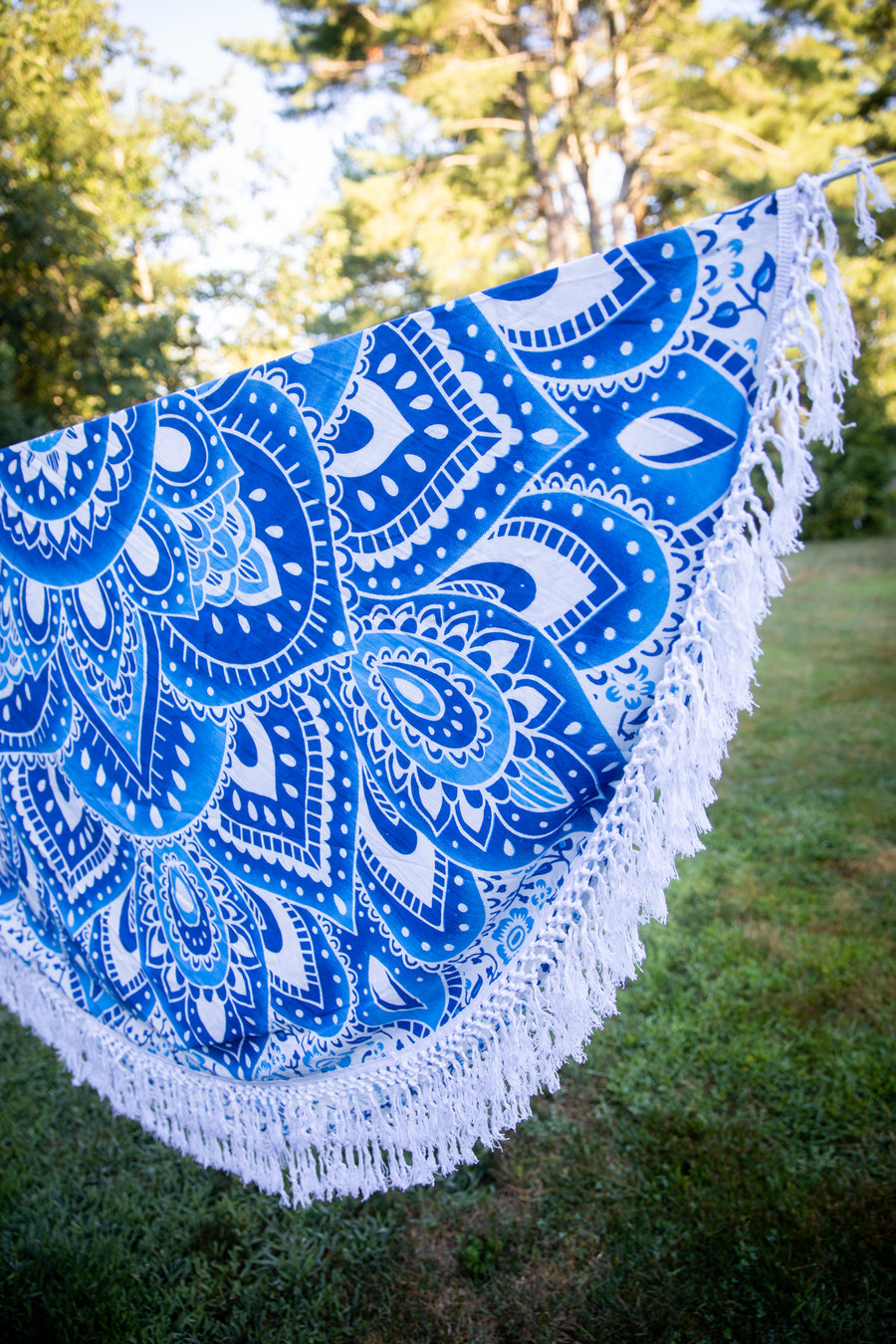 Round Mandala Beach Tapestry