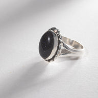 Rudra Blue Goldstone Ring