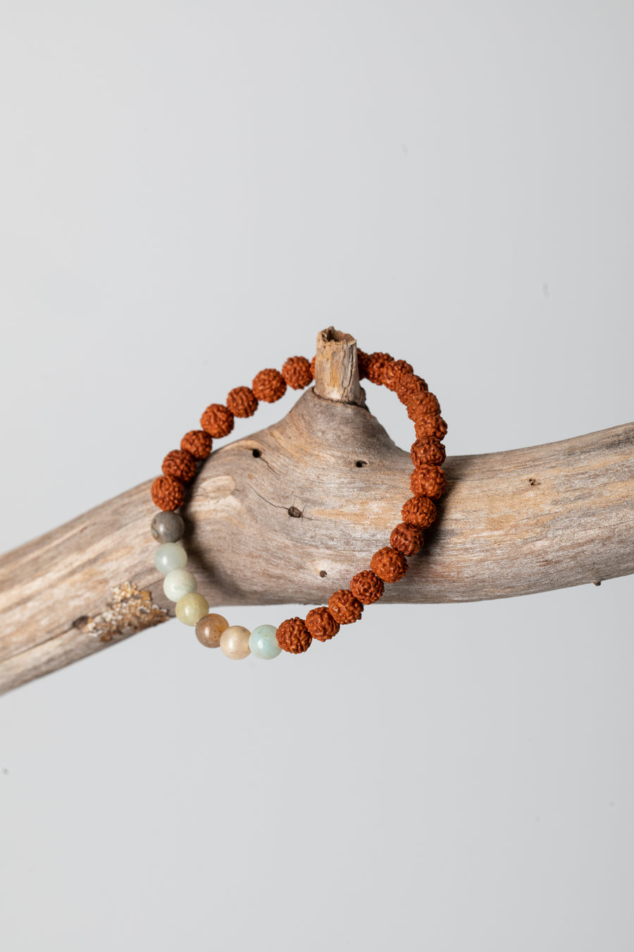 Zen Beaded Gemstone Rudraksha Bracelet