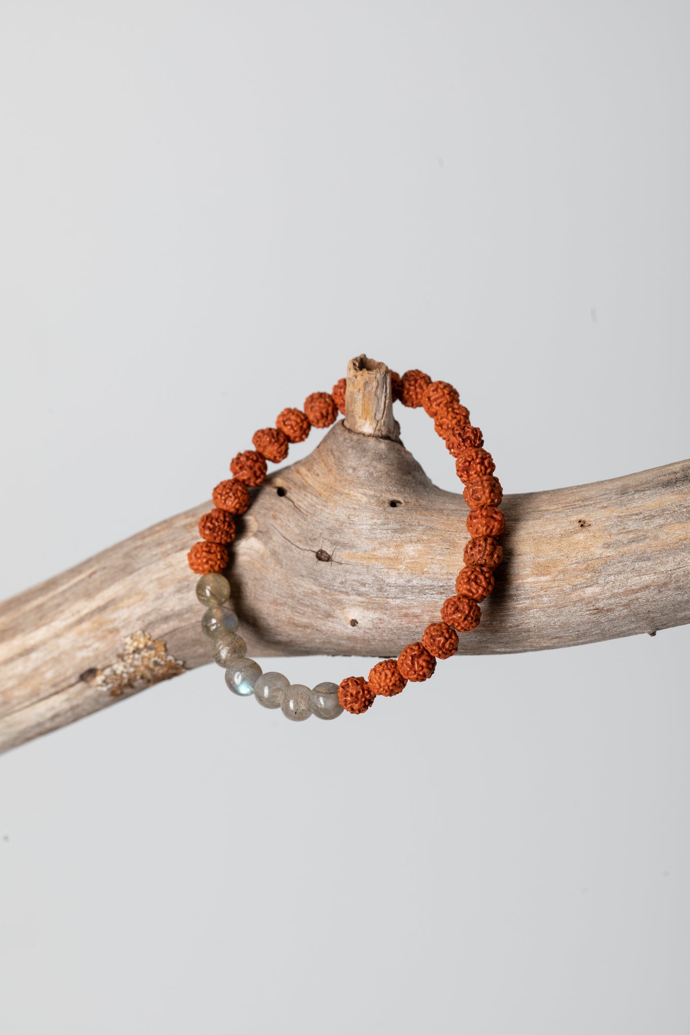 Zen Beaded Gemstone Rudraksha Bracelet