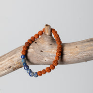 Zen Beaded Gemstone Rudraksha Bracelet