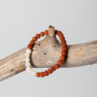Zen Beaded Gemstone Rudraksha Bracelet