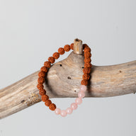 Zen Beaded Gemstone Rudraksha Bracelet