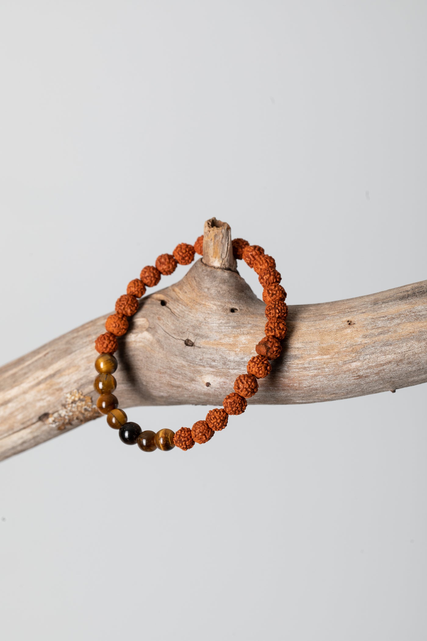 Zen Beaded Gemstone Rudraksha Bracelet