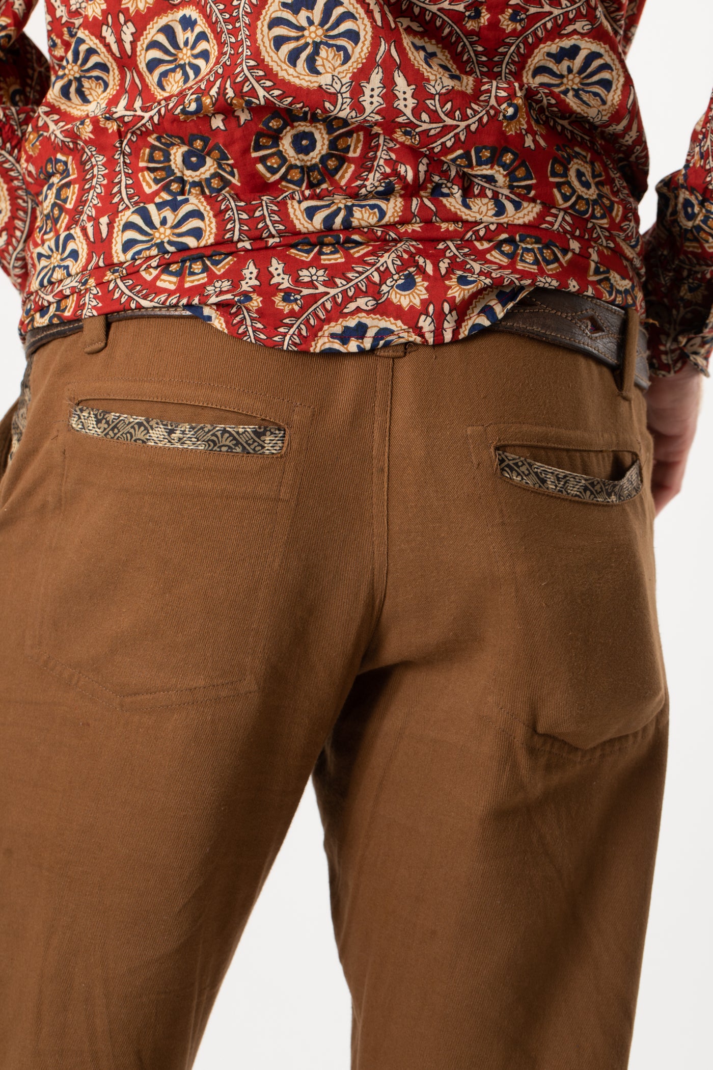 Saltoro Party Pockets Indian Block Print Pants