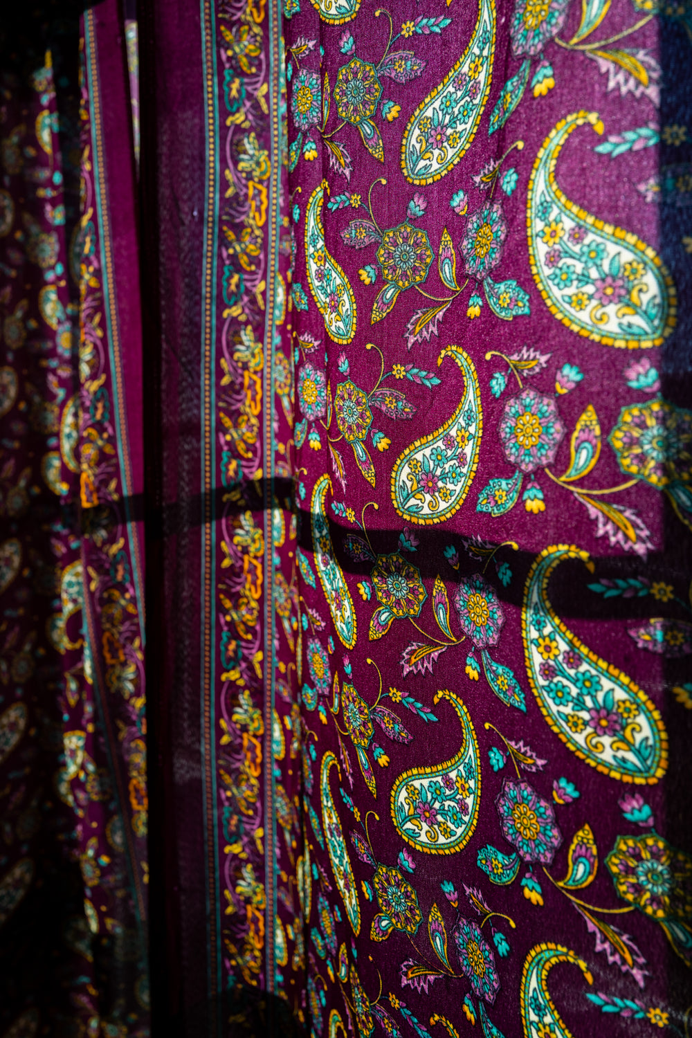 Sari Inspired Floral Curtain Panel | Boho Curtains · Mexicali Blues