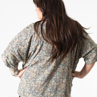 Sari Inspired Reversible Butterfly Top