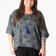 Sari Inspired Reversible Butterfly Top