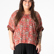 Sari Inspired Reversible Butterfly Top