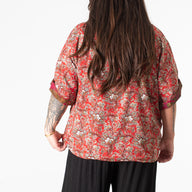 Sari Inspired Reversible Butterfly Top