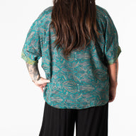 Sari Inspired Reversible Butterfly Top