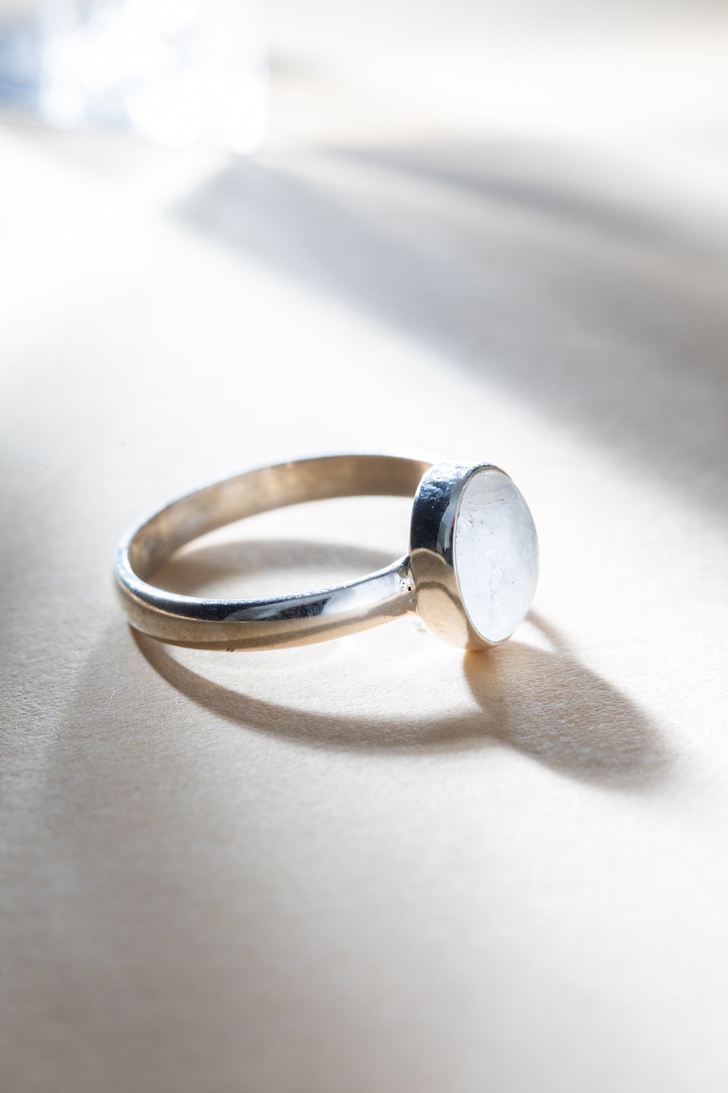 Simple Oval Set Ring