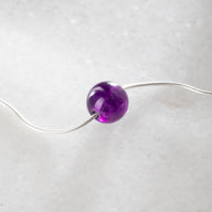 Single Gem Bead Necklace
