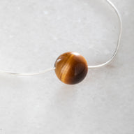 Single Gem Bead Necklace