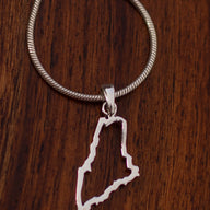 State Of Maine Outline Pendant