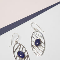 Sterling Silver Elissa Gemstone Earrings