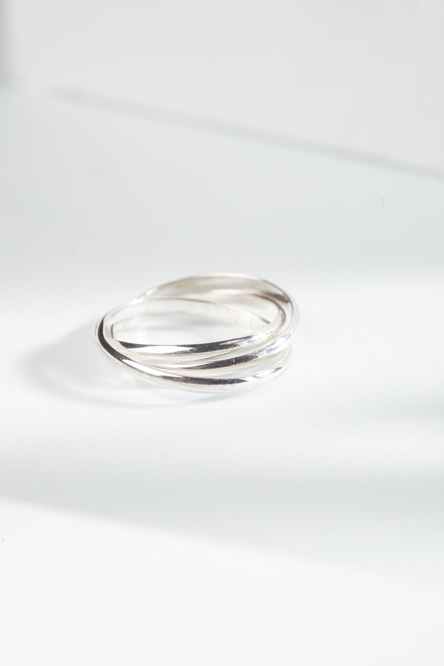 Sterling Silver Rolling Ring