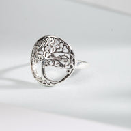 Sterling Tree Of Life Ring