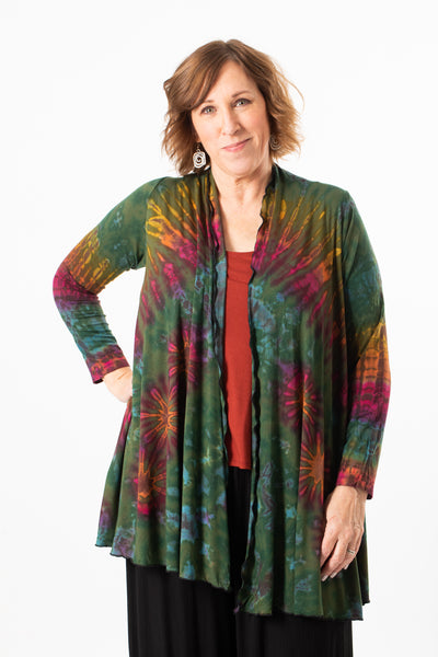 Tie dye 2025 cardigan sweaters