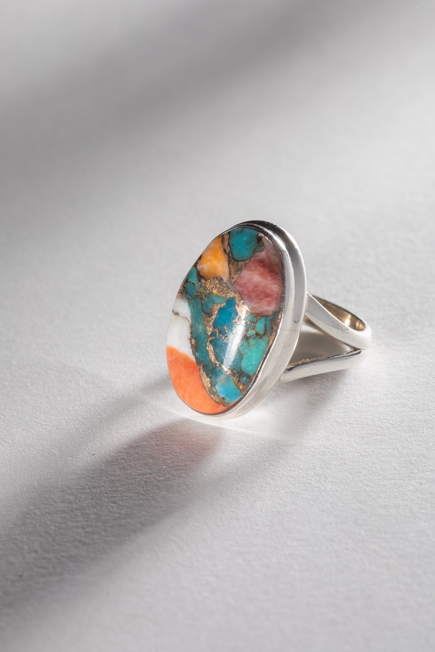 Tara Copper Turquoise Ring