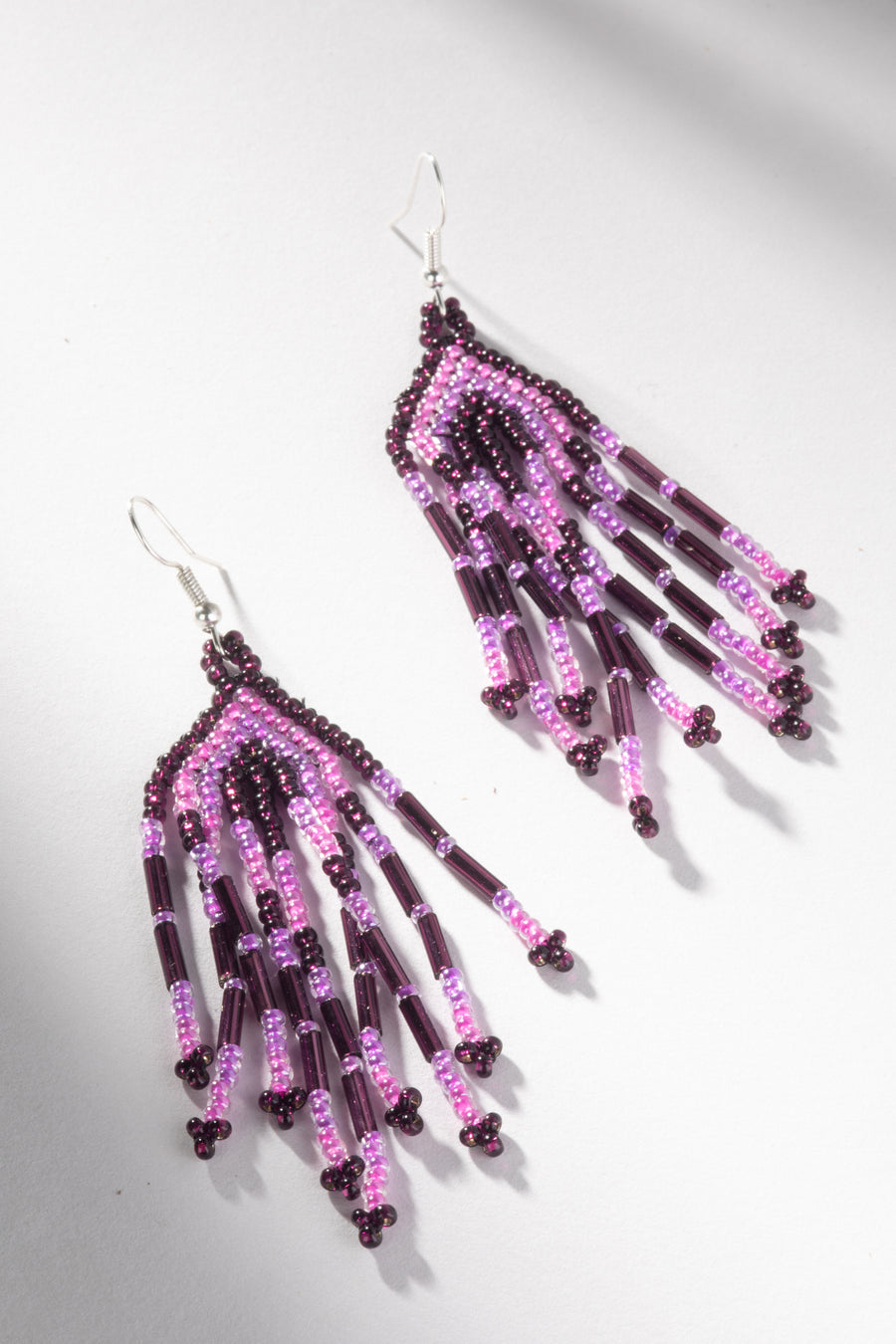 Tara Tz'utujil Beaded Dangle Earrings