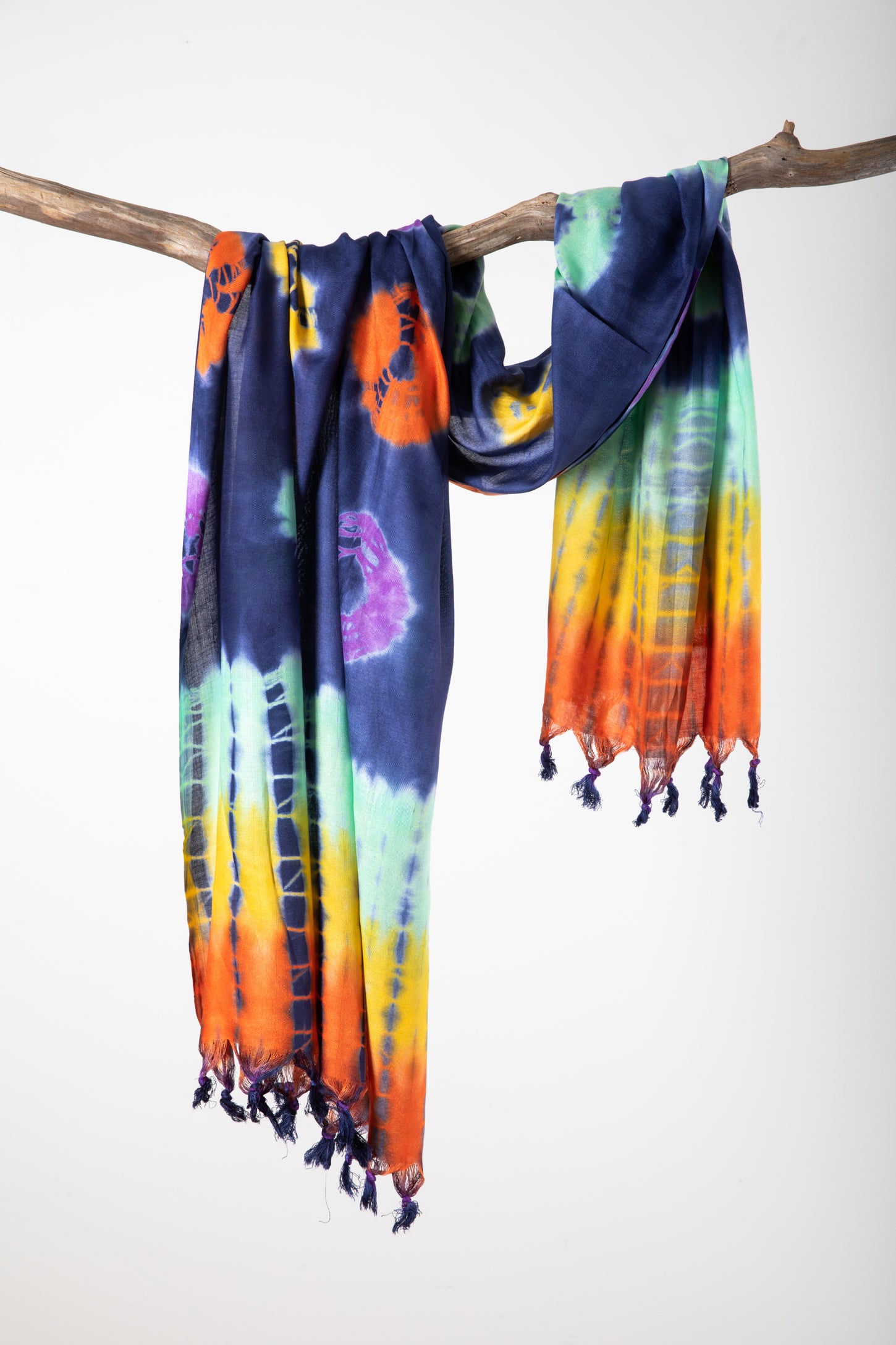 Tie Dye Sarong | Lightweight Beach Wrap and Boho Scarf · Mexicali