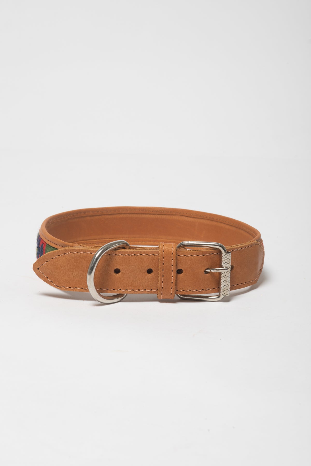 Tierra Handmade Leather Dog Collar · Mexicali Blues