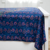 Traditional Elephant Mandala Block Print Twin Tapestry