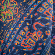 Traditional Elephant Mandala Block Print Twin Tapestry