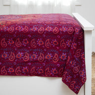 Traditional Elephant Mandala Block Print Twin Tapestry
