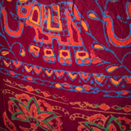 Traditional Elephant Mandala Block Print Twin Tapestry