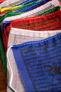 Traditional Tibetan prayer flags