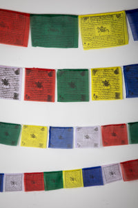 Traditional Tibetan prayer flags
