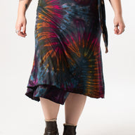 Valerie Mudmee Tie Dye Wrap Skirt