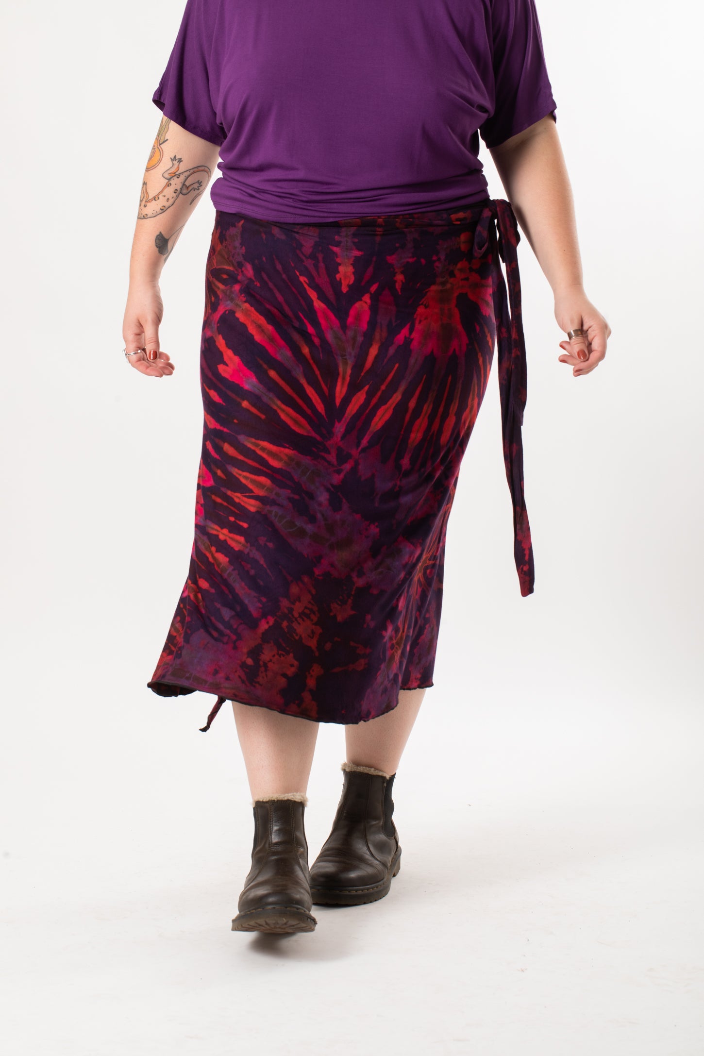 Tie dye clearance full skirt