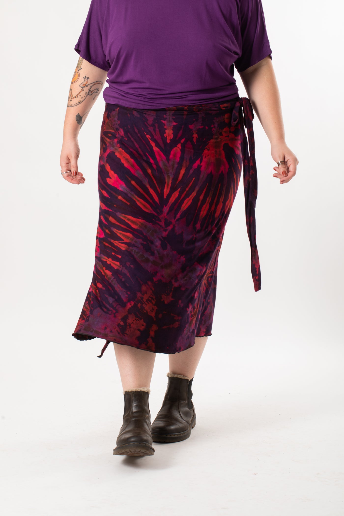 Valerie Mudmee Tie Dye Wrap Skirt