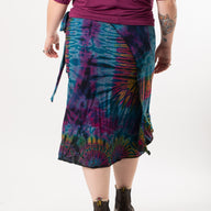 Valerie Mudmee Tie Dye Wrap Skirt