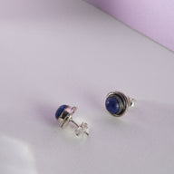 Whirlpool Gemstone Button Studs
