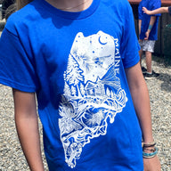 Wild State of Maine Kids' T-Shirt