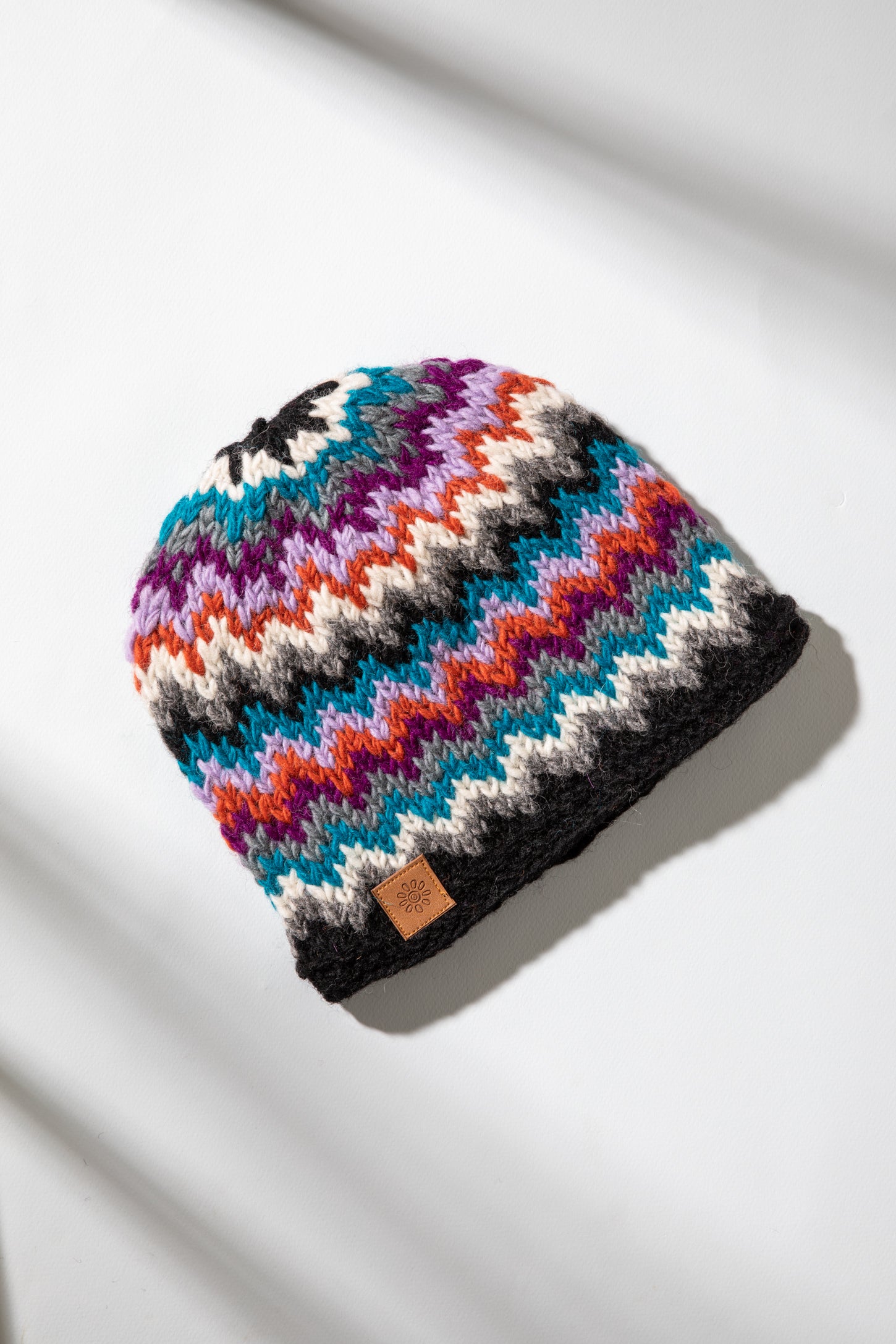 Zig Zag Wool Beanie