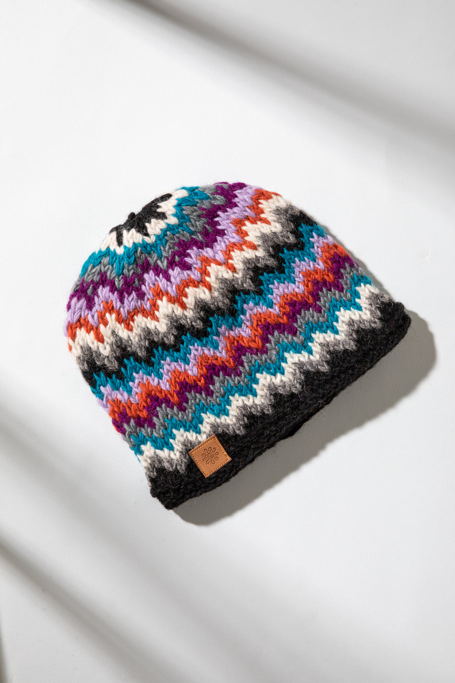Zig Zag Wool Beanie